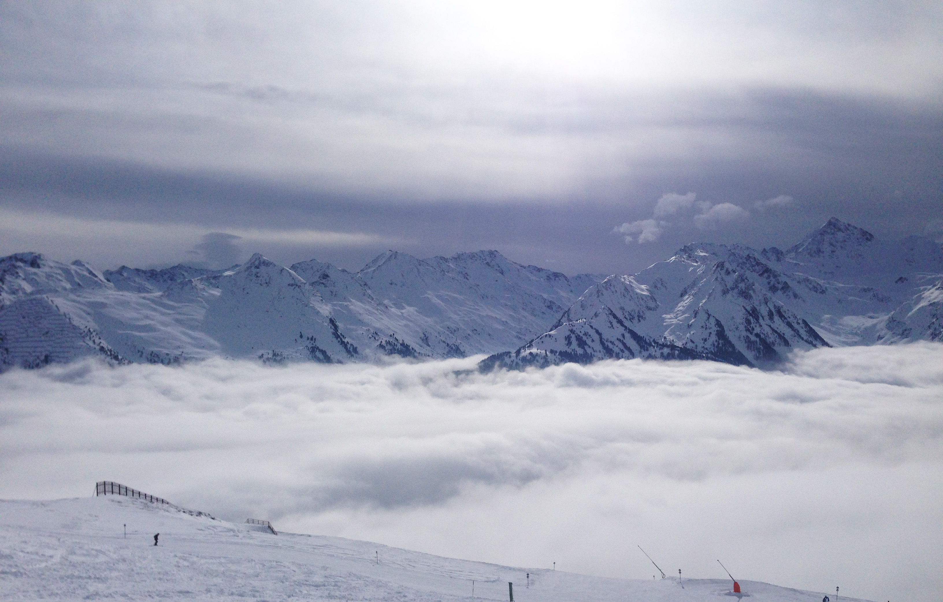 Туман в Альпах пейзажи природы Сафиуллин