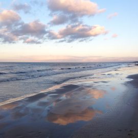 Морской закат ноябрь Юрмала пейзажи природы Сафиуллин