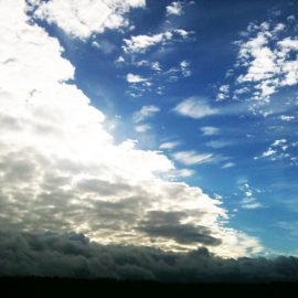 Перистые облака май Прибалтика пейзажи природы Сафиуллин