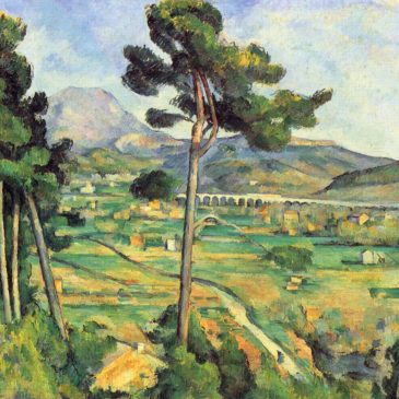 Сезанн картина гора Сент-Виктуар 1882 пейзажи природы Сафиуллин