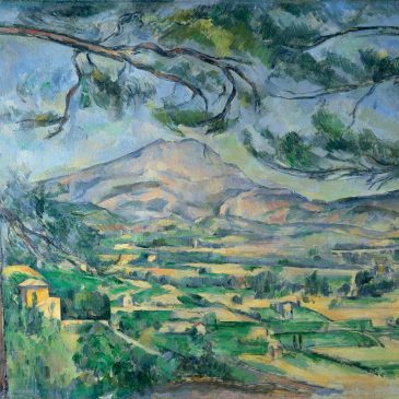 Сезанн картина Sainte Victoire grand pin пейзажи природы Сафиуллин