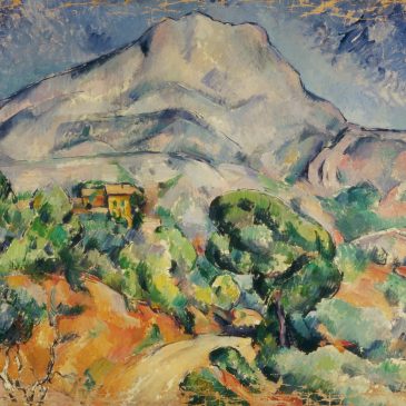 Сезанн картина Sainte-Victoire 1899 Эрмитаж пейзажи природы Сафиуллин