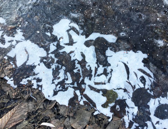 Первый лед на реке пейзажи природы Альберт Сафиуллин