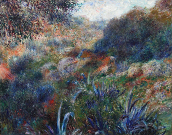 Художник Ренуар Renoir картина Алжирский пейзаж Овраг дикарки пейзажи природы Альберт Сафиуллин