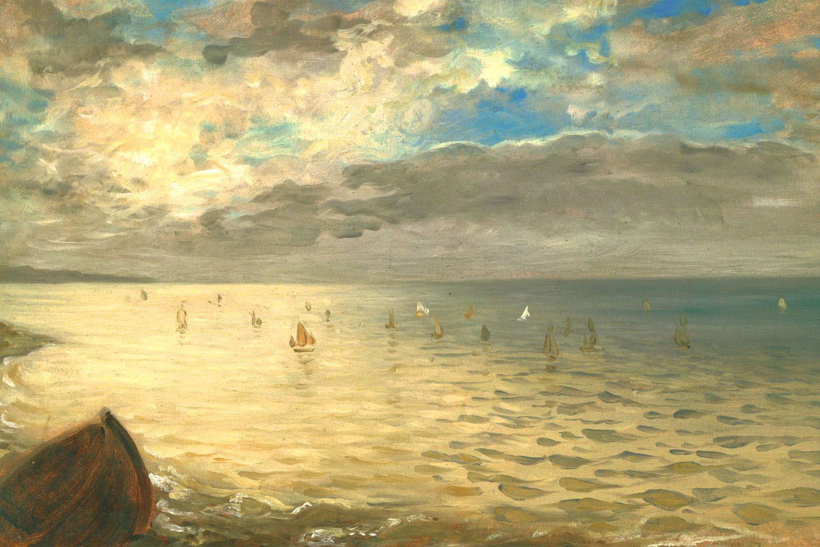 Делакруа Delacroix картина Море в Дьеппе морские пейзажи Альберт Сафиуллин