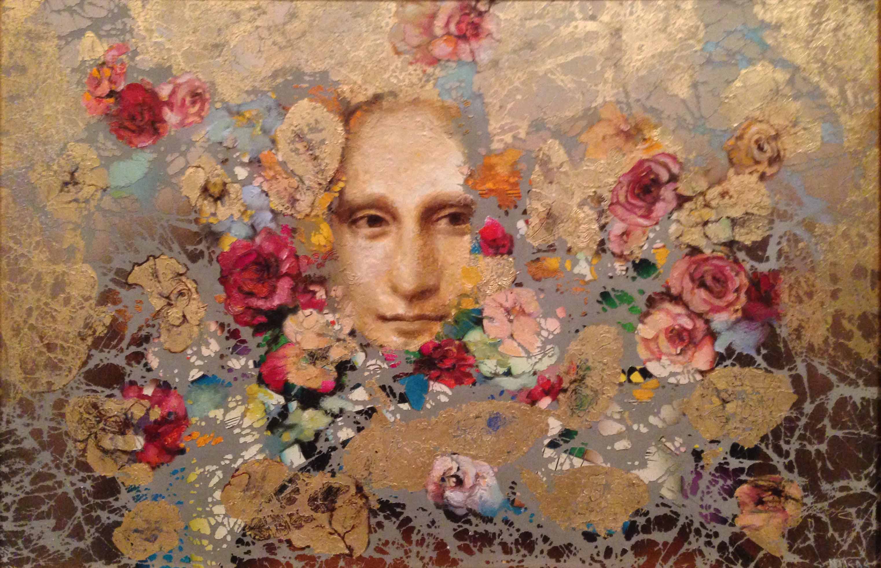 Никас Сафронов картина явление Джоконды через цветы блог Альберт Сафиуллин