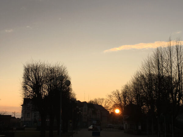 Латвия Юрмала Весна Март закат солнца пейзажи природы Альберт Сафиуллин