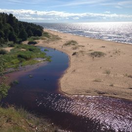 Латвия море большая дюна Саулкрасты пейзажи природы Альберт Сафиуллин