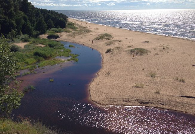 Латвия море большая дюна Саулкрасты пейзажи природы Альберт Сафиуллин