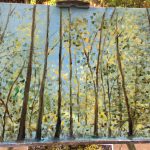 Весенний лес картина маслом пейзажи природы Альберт Сафиуллин