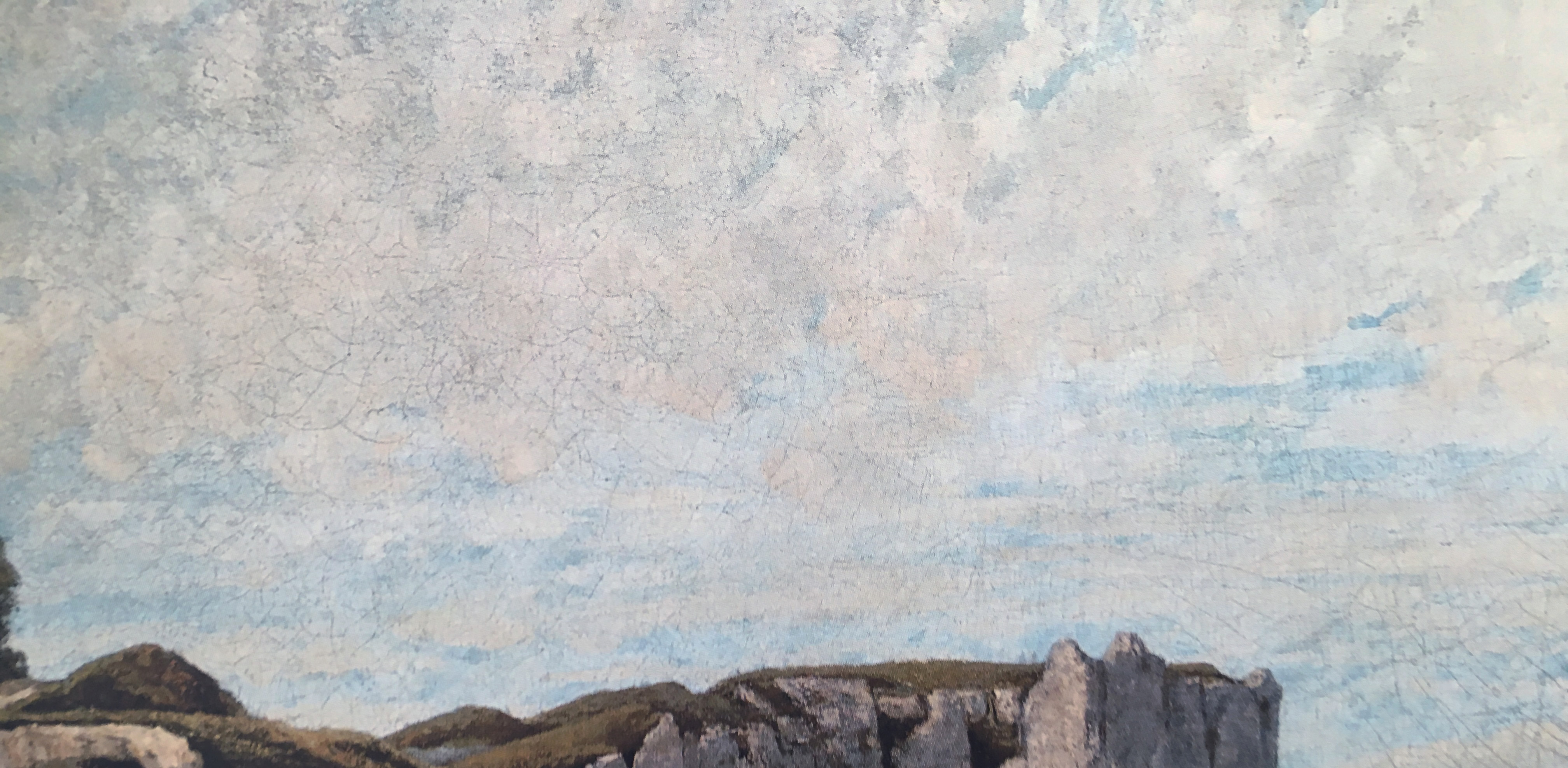 Художник Гюстав Курбе Gustave Courbet картина Скалы Этрета Etretat морские пейзажи природы Альберт Сафиуллин