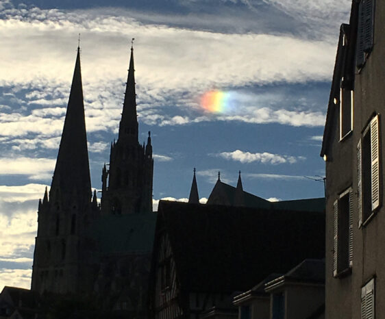 Радуга собор Шартр Бретань Rainbow Cathédrale Notre-Dame de Chartres цвета и краски природы Альберт Сафиуллин