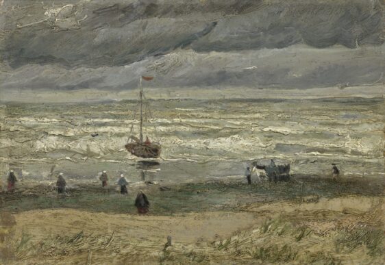 Van Gogh Ван Гог Scheveningen Схевенинген море картина seascape пейзажи природы Альберт Сафиуллин