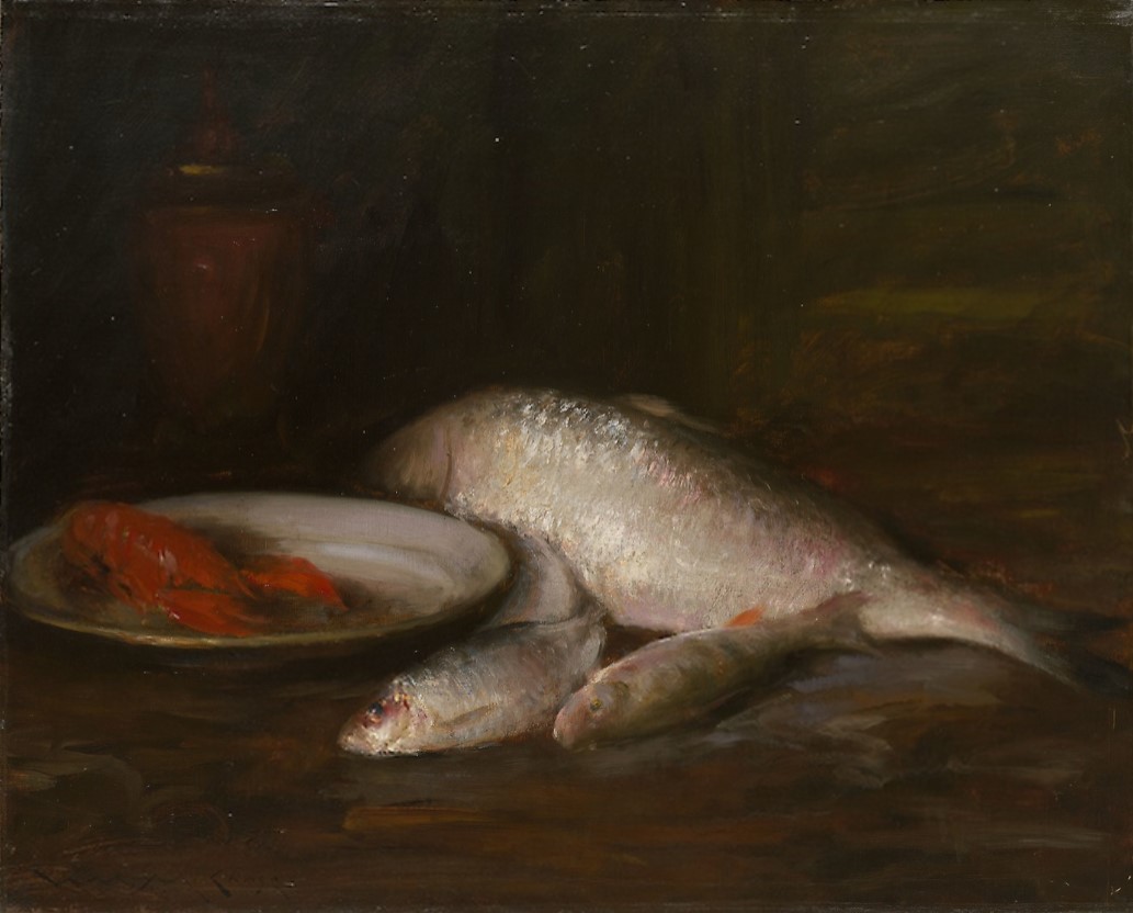 Уильям Чейз William Chase художник рыба натюрморт Альберт Сафиуллин американский импрессионизм