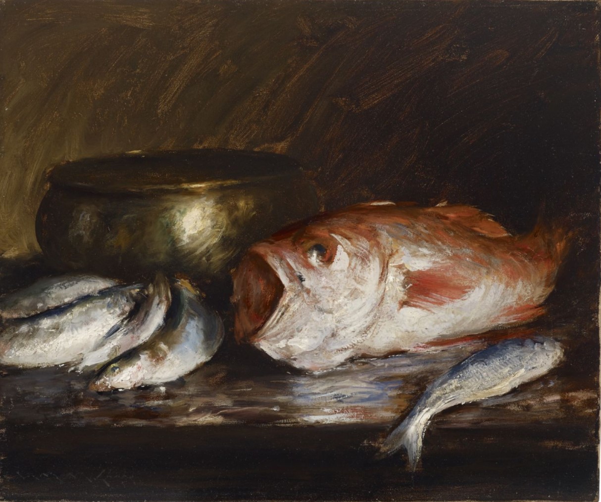 Уильям Чейз William Chase художник рыба натюрморт Альберт Сафиуллин американский импрессионизм