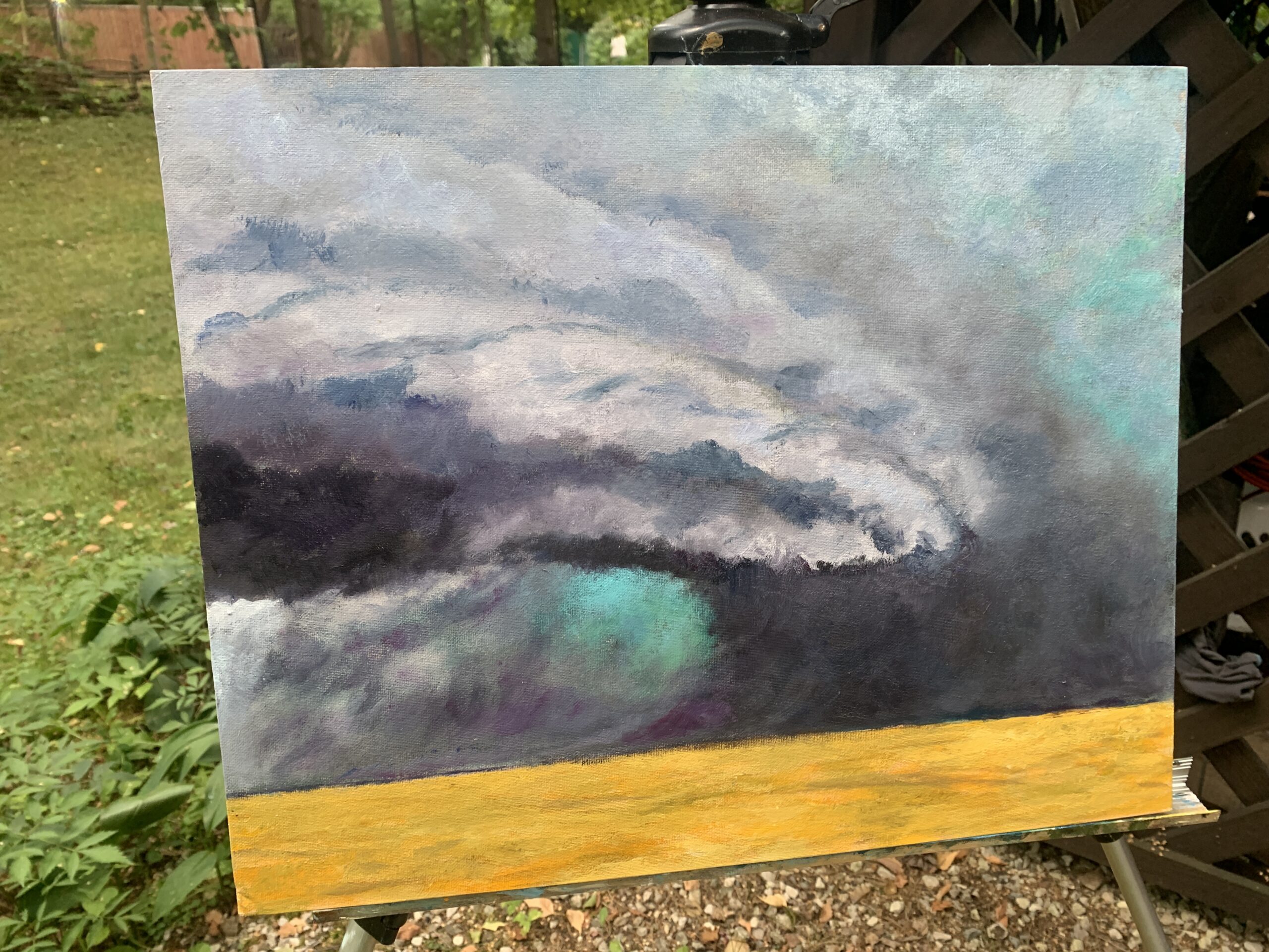 торнадо смерч канзас пейзаж картина художник Альберт Сафиуллин