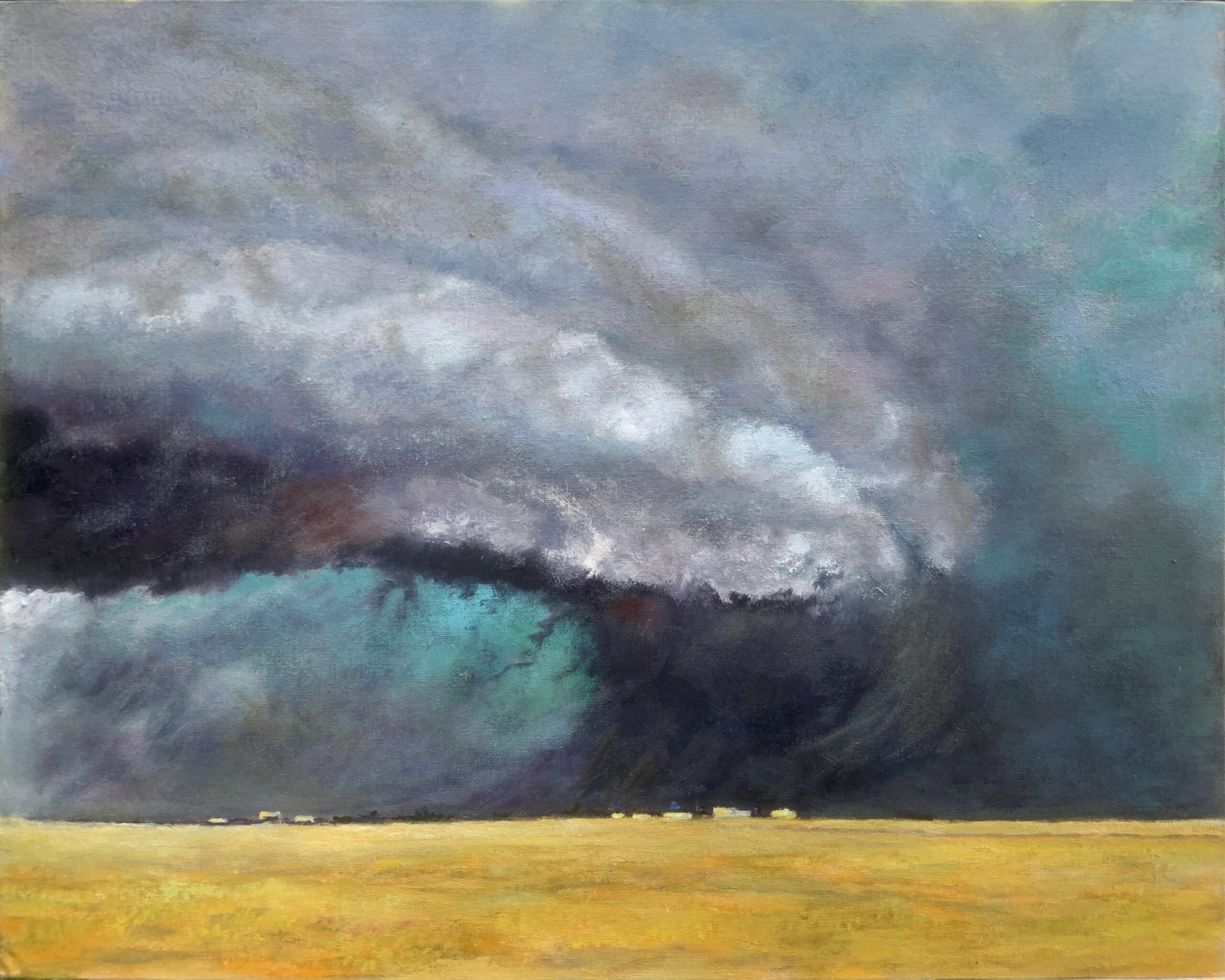 торнадо смерч канзас пейзаж картина художник Альберт Сафиуллин