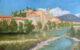 Вентимилья Италия пейзаж море город картина холст масло художник Альберт Сафиуллин